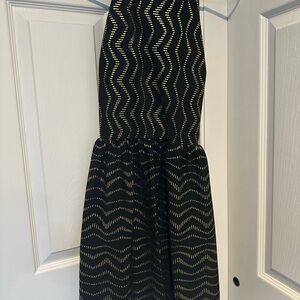 Black and Gold Women's Dress